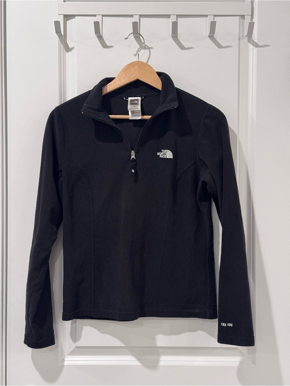 The North Face TKA 100 Women's Black Half-Zip Fleece Pullover